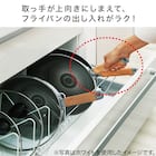 ざる・ボウル・フライパンスタンド(幅46~86cm DH860) 4枚目画像