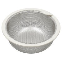 【デコホーム商品】流し用ステンレス浅型ゴミカゴ(135mm用)