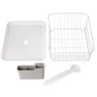 水切りバスケット(ディッシュドレイナー アルバーノ MO) 5枚目画像