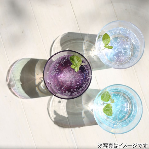 オーロラタンブラー(300mL ブルー/クリア PC300) 3枚目画像