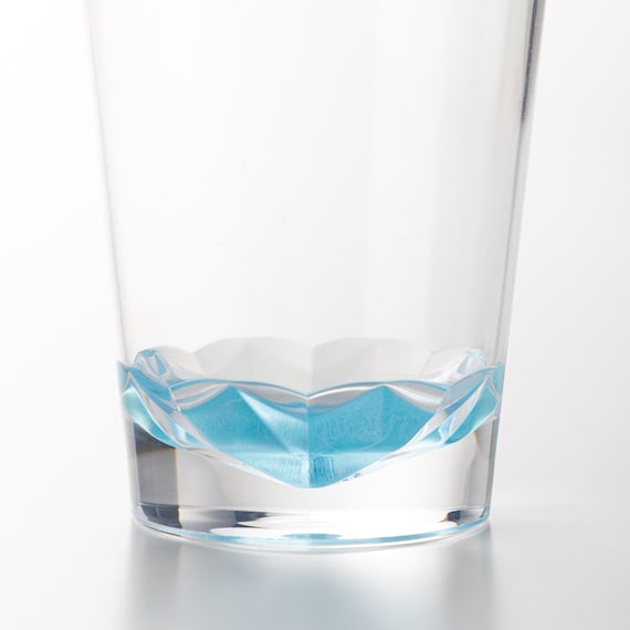 オーロラタンブラー(300mL ブルー/クリア PC300) 4枚目画像