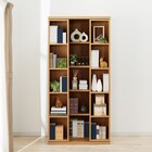 Wスライド本棚(L BS004 LBR) 2枚目画像