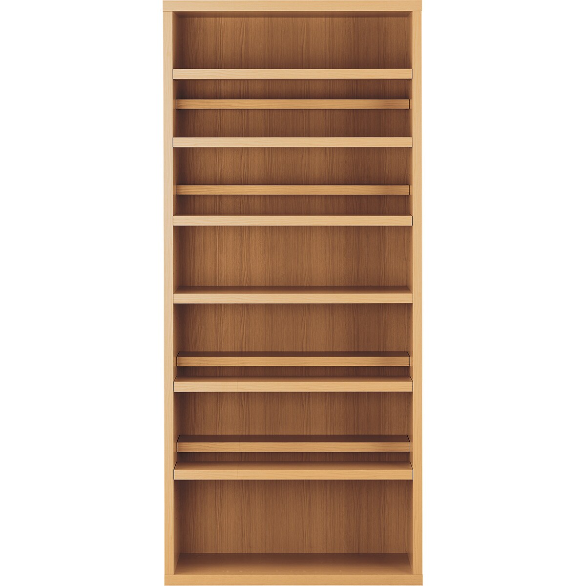 セミオーダーオープン本棚(BS006-w72 LBR) | ニトリネット【公式