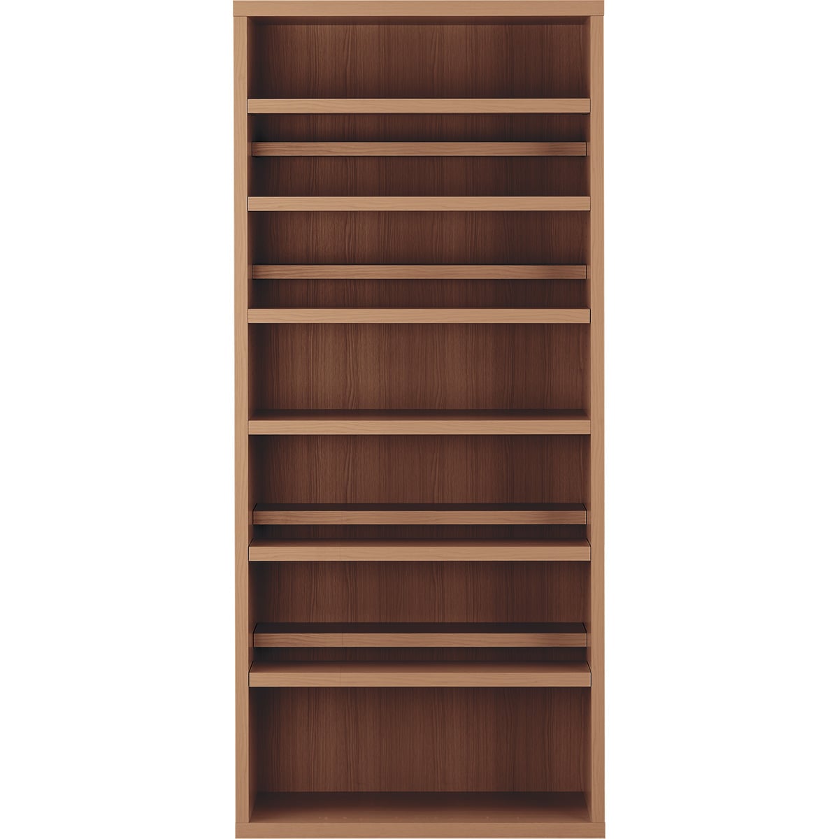 セミオーダーオープン本棚(BS006-w73 MBR) | ニトリネット【公式