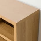 セミオーダーオープン本棚 (BS006-w100 LBR) 2枚目画像