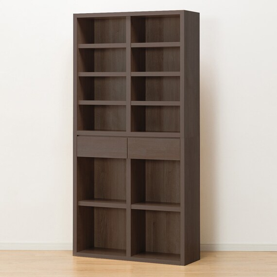 オープン本棚(カゼラ90 DBR) 3枚目画像