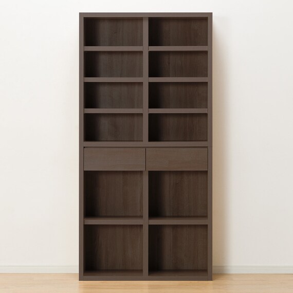 オープン本棚(カゼラ90 DBR) 4枚目画像