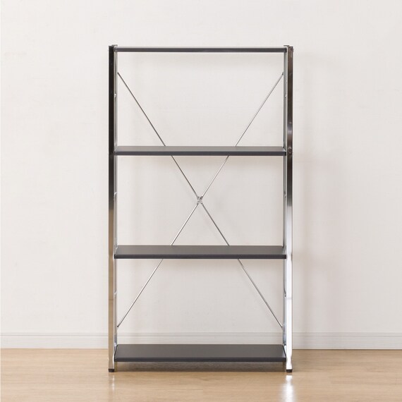 ブックシェルフ(N トリシア 60 BK) 4枚目画像