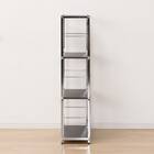 ブックシェルフ(N トリシア 60 BK) 5枚目画像