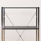 ブックシェルフ(N トリシア 60 BK) 8枚目画像