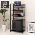 ゲーミングシェルフ(ウィン60 BK/RE) 1枚目画像