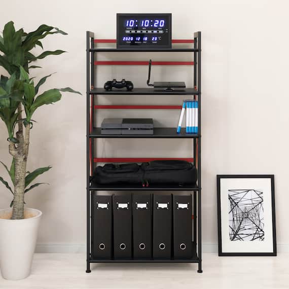 ゲーミングシェルフ(ウィン60 BK/RE) 4枚目画像