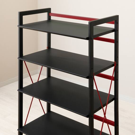 ゲーミングシェルフ(ウィン60 BK/RE) 12枚目画像