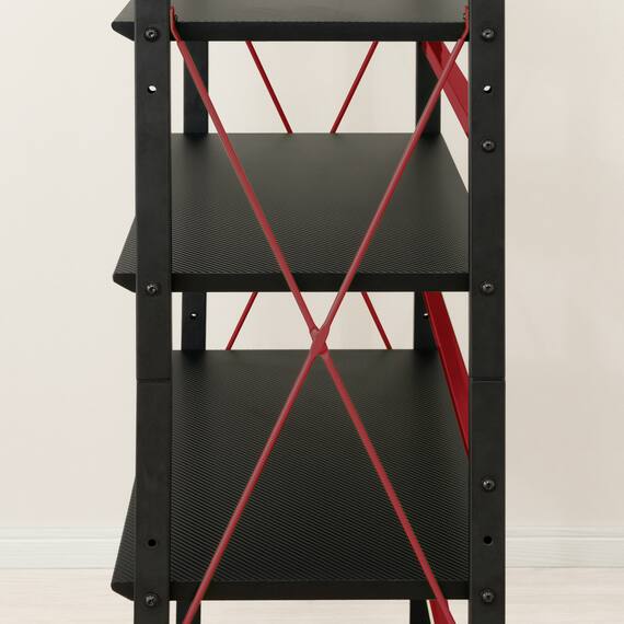 ゲーミングシェルフ(ウィン60 BK/RE) 16枚目画像