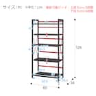 ゲーミングシェルフ(ウィン60 BK/RE) 22枚目画像