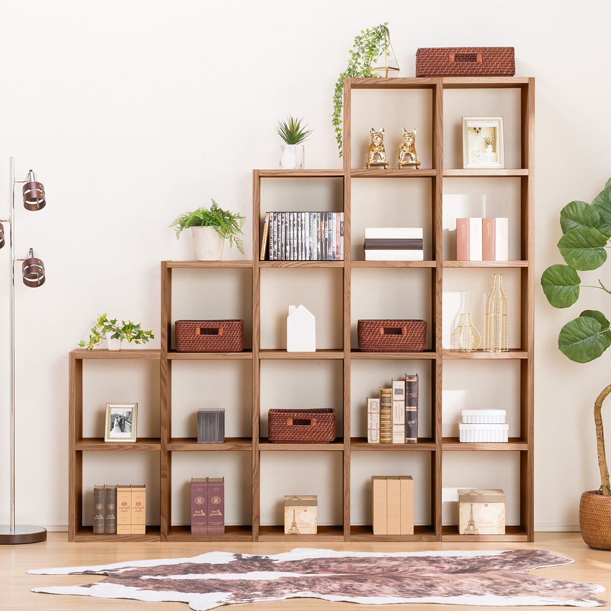 モリーズプロ 4点 セット売り まとめ買い 新品 シェルフプロモセット(シェルフ プロモ 5段/追加シェルフ5段/4段/3段/2