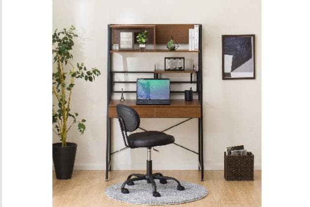 省スペースデスク(ラボーロ 93 MBR) 配達可能 ニトリ 省スペースデスク