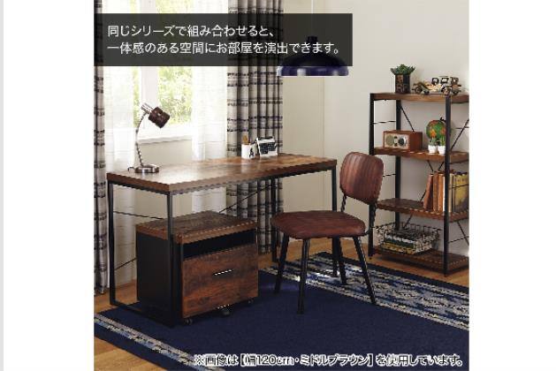 【組立不要】ニトリ デスク(N ステイン 120 BR) ﾃﾞｽｸ N ｽﾃｲﾝ 120 BR | ニトリネット【公式】 家具・インテリア通販
