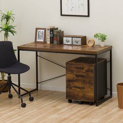 デスクワゴンセット(Nステイン120BR/F40BR)通販 | ニトリネット【公式  