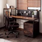 デスク(ステインSN01-120 BR) 7枚目画像