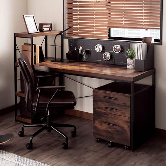 デスク(ステインSN01-120 BR) 7枚目画像