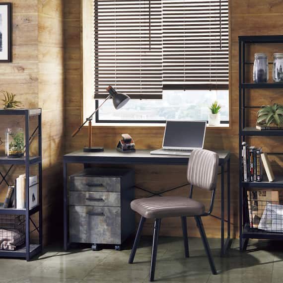 デスク(ステインSN01-120 BR) 8枚目画像