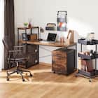 デスク(ステインSN01-120 BR) 10枚目画像