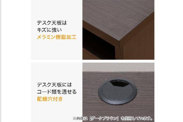 ﾃﾞｽｸｾｯﾄ ﾄﾘﾌﾟﾛ 119 LBR | ニトリネット【公式】 家具・インテリア通販