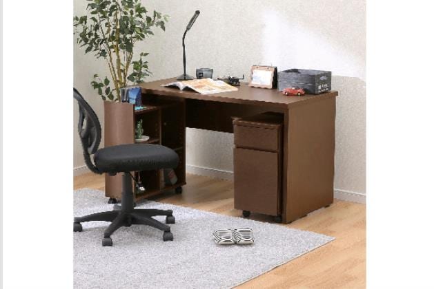新品・未使用品 ニトリ デスクセット トリプロ119LBR ニトリ 幅119cm デスクセット(トリプロ 119 LBR) パソコンデスク