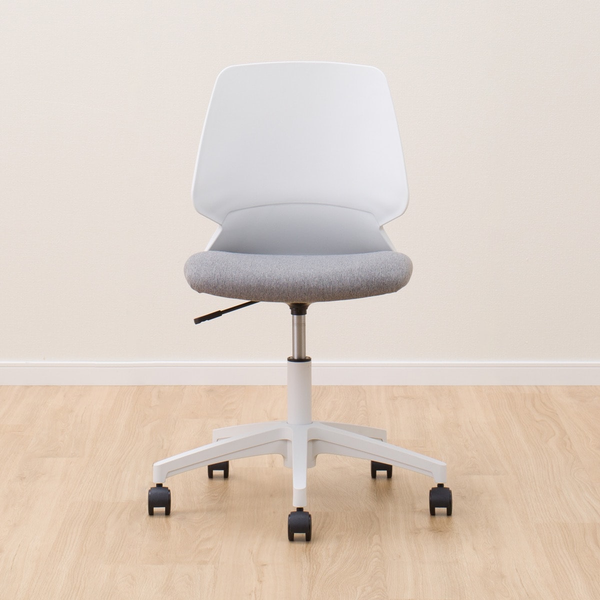 デスクチェアセット(デスク ZK001 95 LBR/ワークチェア シン WH