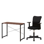 デスクチェアセット(デスク ZK001 95/オフィスチェア OC001)