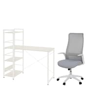 デスクチェアセット(システムデスク ZK002 110/オフィスチェア OC105)