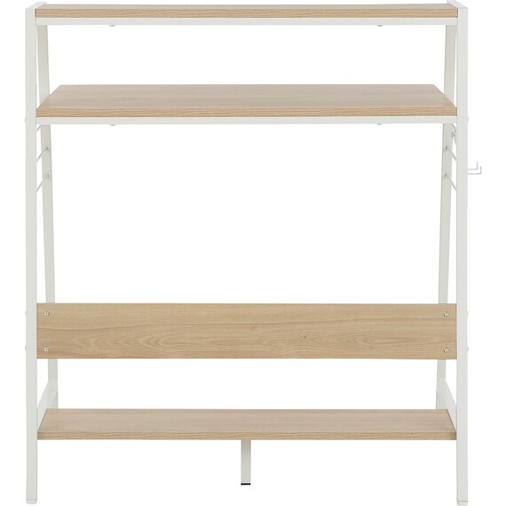 デスク(WM001 80 NA/WH) 4枚目画像