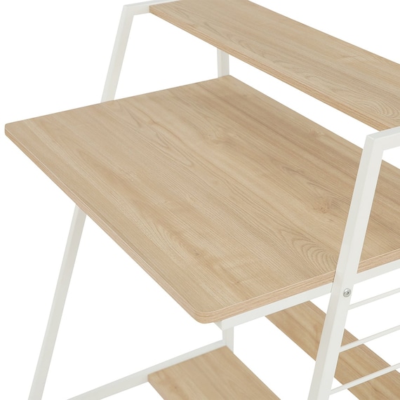 デスク(WM001 80 NA/WH) 8枚目画像