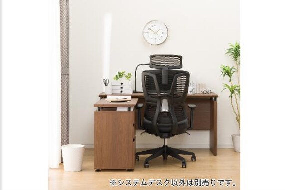 ｼｽﾃﾑﾃﾞｽｸ RB004 140 MBR | ニトリネット【公式】 家具・インテリア通販