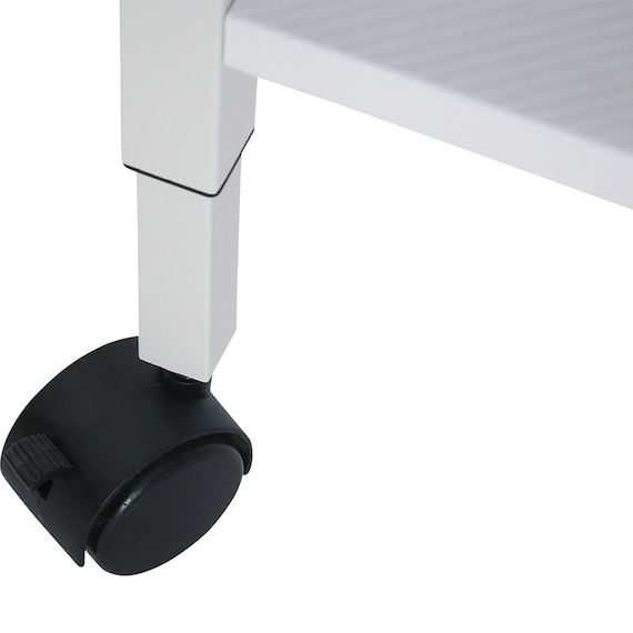 ゲーミングシェルフワゴン(GM012 WH) 10枚目画像