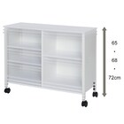 ゲーミングシェルフワゴン(GM012 WH) 11枚目画像