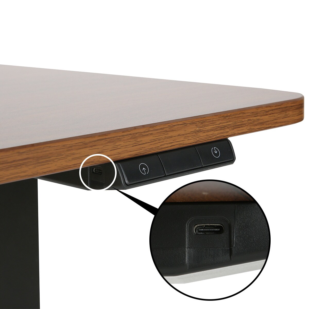 電動昇降デスク(UP001 MBR/BK) | ニトリネット【公式】 家具