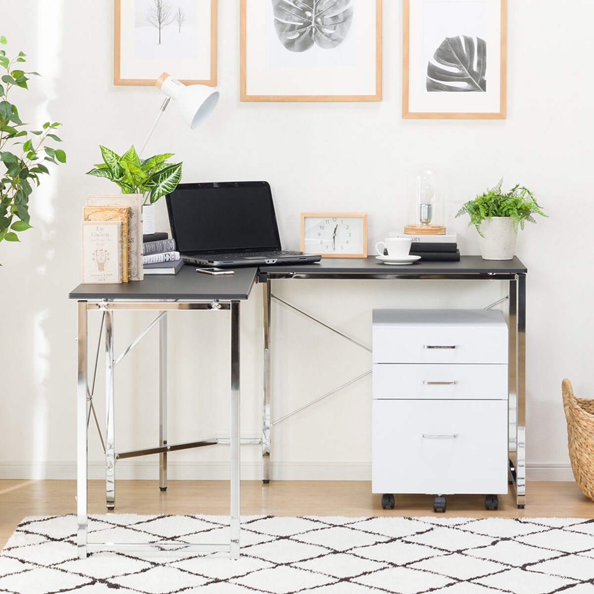 コーナーデスクワゴンセット Nトリシア128 通販 ニトリネット 公式 家具 インテリア通販 コーナーデスクワゴンセット Nトリシア128 通販 ニトリネット 公式 家具 インテリア通販