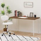 デスクプレフェセット(天板100MBR/ワイヤーレッグ69WH) 1枚目画像