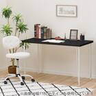 デスクプレフェセット(天板140BK/ワイヤーレッグ69WH) 1枚目画像