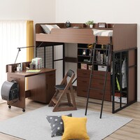 ニトリ ロフトベッド デニッシュr Mbr Bk のレビュー 口コミとして参考になる投稿16枚 Roomclip Item