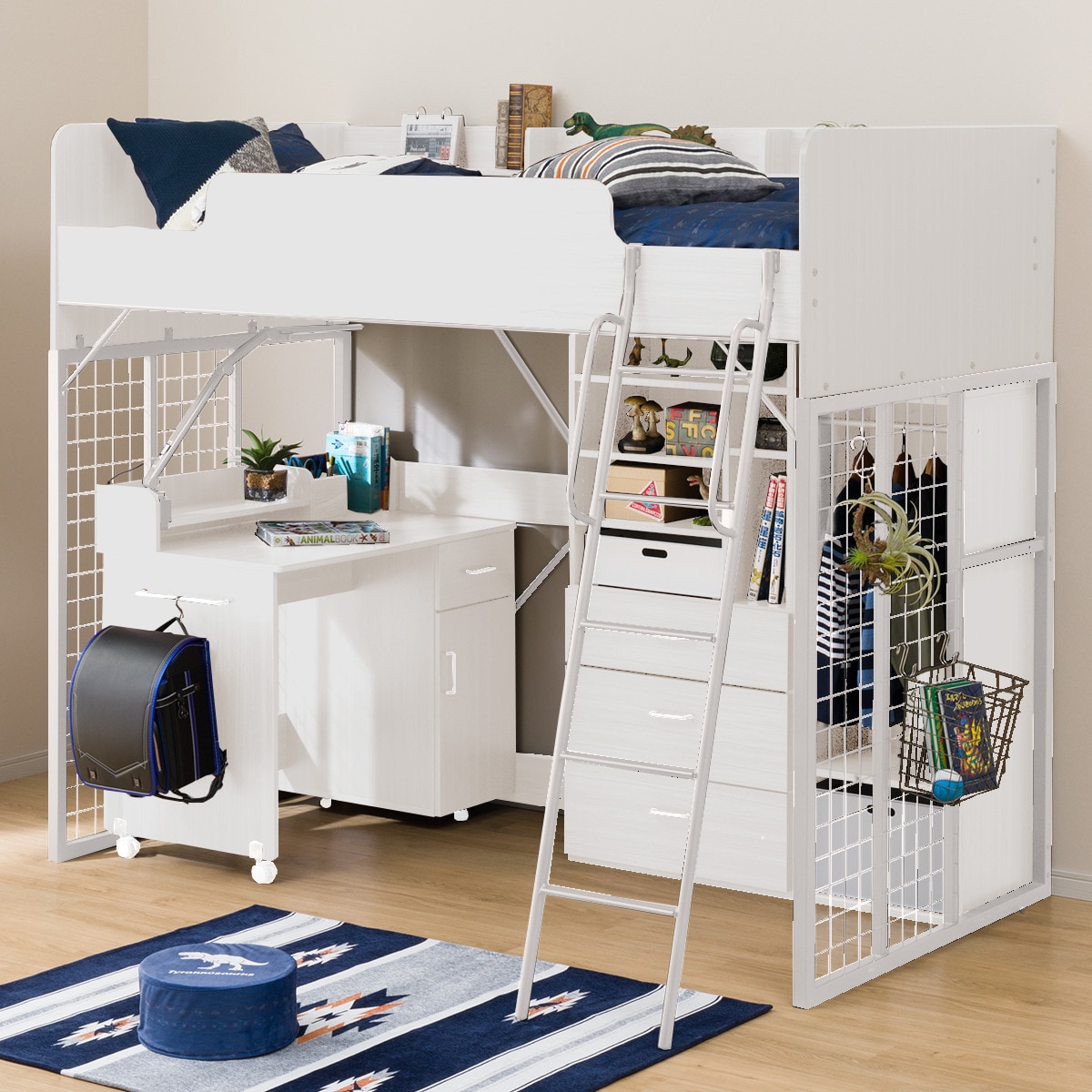 ① ニトリ システムベッド デニッシュT WW/WH