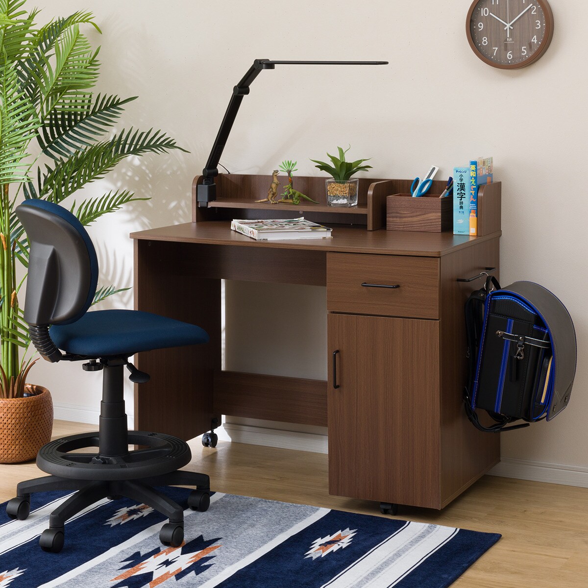 引取限定】ニトリ システムベッド＋オフィスチェア(学習椅子)