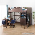 ロフトベッド(デニッシュBD23AV ライトなしMBR/BK) 1枚目画像