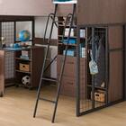 ロフトベッド(デニッシュBD23AV ライトなしMBR/BK) 10枚目画像