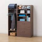 ロフトベッド(デニッシュBD23AV ライトなしMBR/BK) 16枚目画像