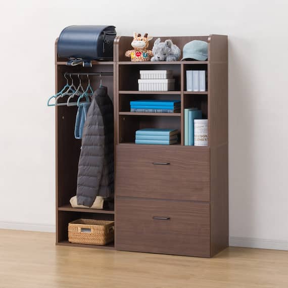 ロフトベッド(デニッシュBD23AV ライトなしMBR/BK) 16枚目画像