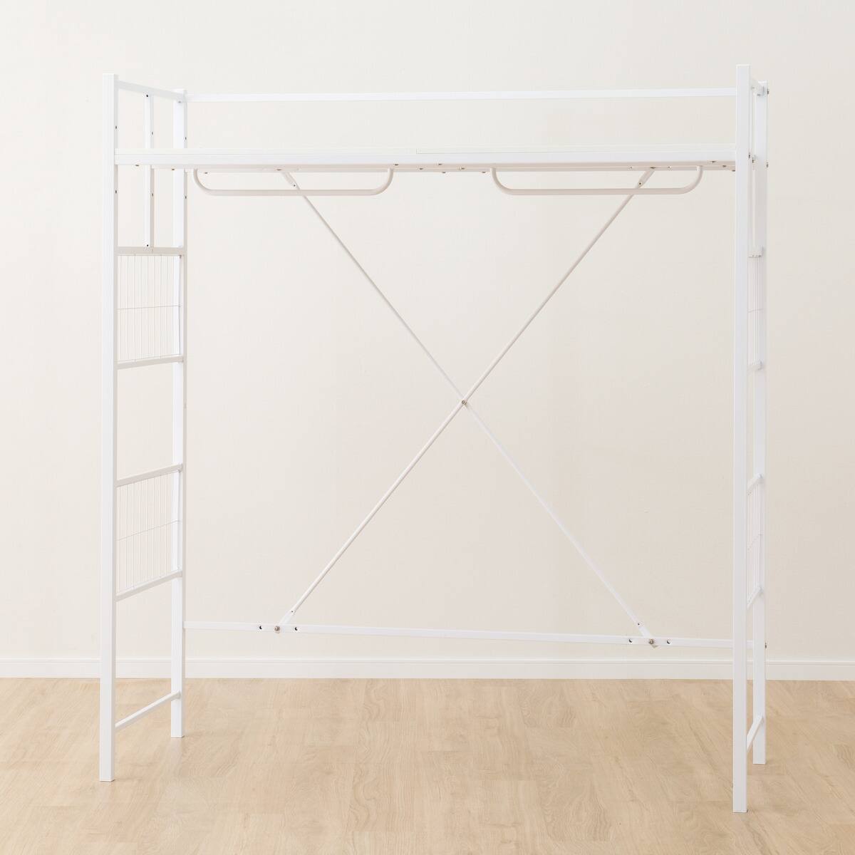 コンパクトシェルフ+デスク+上棚セット(バジーナJB24/ES23 WH/BL