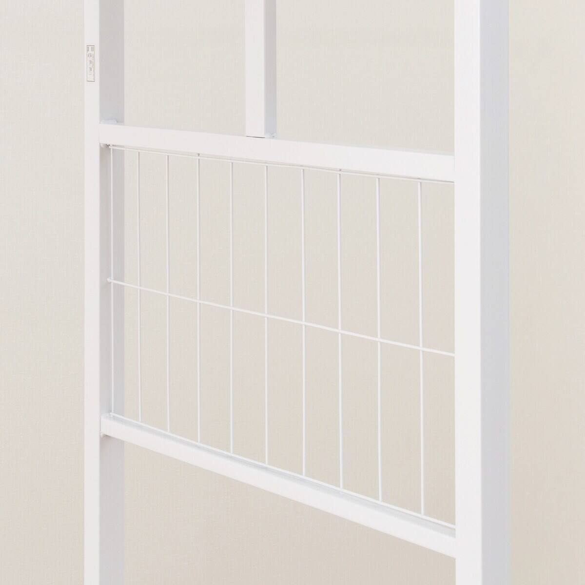 コンパクトシェルフ+デスク+上棚セット(バジーナJB24/ES23 WH/BL